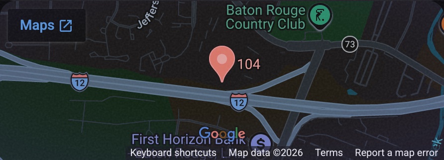 Map of 3488 Brentwood Drive, Suite 104, Baton Rouge, Louisiana